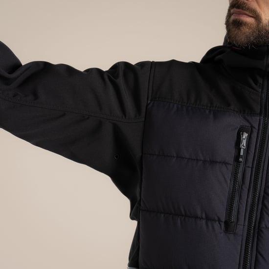 Craghoppers Mens Castleford Hybrid Jacket (Black) - Image 5