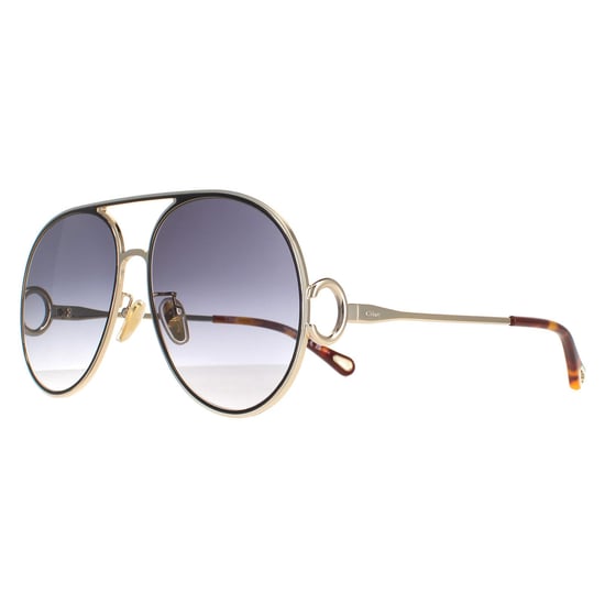Chloe Aviator Dam Guld Svart Grå Gradient CH0145S - Image 2