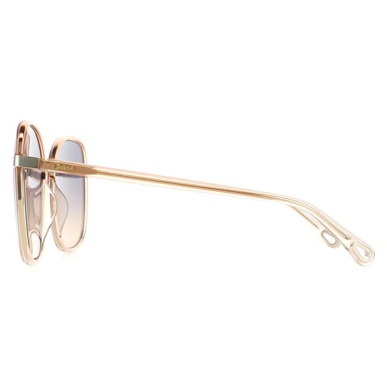Chloe Square Womens Orange Crystal Fade and Gold Blue to Brown Gradient CH0031S Franky - Image 3