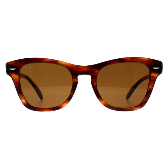 Ray-Ban RB0707S 954/33 gestreepte zonnebril havana bruin - Image 1