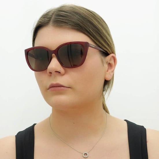Ralph by Ralph Lauren Butterfly Womens Transparent Bordeaux Light Brown Gradient Polarized RA5274 - Image 5