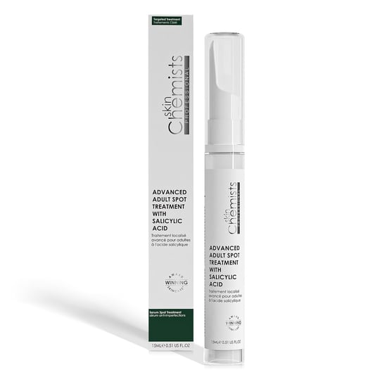 skinChemists Advanced Anti-Ageing Adult Spot Treatment with Salicylic Acid 15ml for Acne, Blemishes, Large Pores, Uneven Skin Tone - Image 1