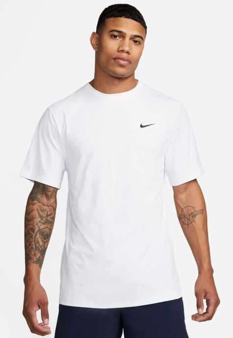 Nike Dri-FIT T-Shirt - 7" Unlined Versatile Shorts Set White / Black - Image 1