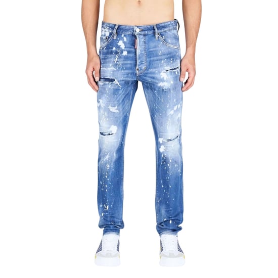 Dsquared2 Cool Guy Jean Reinforced Ripped Blue Jeans - Image 4