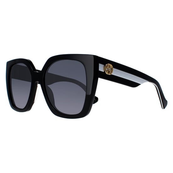 Gucci Square Womens Black Grey Gradient GG1300S - Image 2
