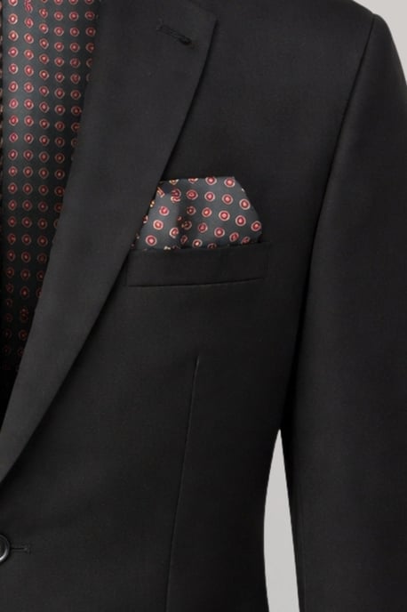Carter & Jones Black Big & Tall Three Piece Tailored Fit Suit - Image 5