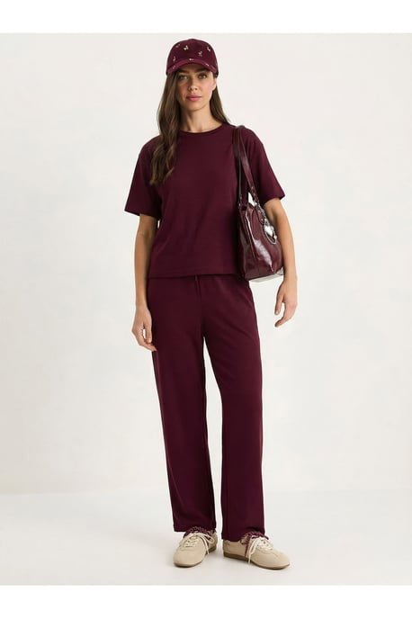 Ronde Hals T-Shirt en Broek Twee-Delige Set - Image 4