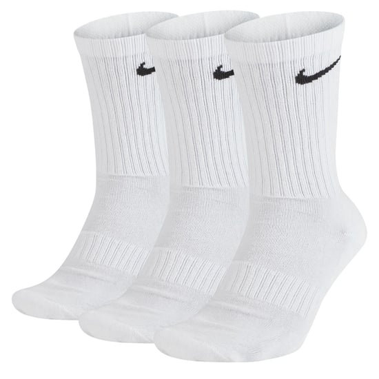 Nike SX7664 Unisex Everyday Cushion Crew Training Socks (3 Pairs) White - Image 2