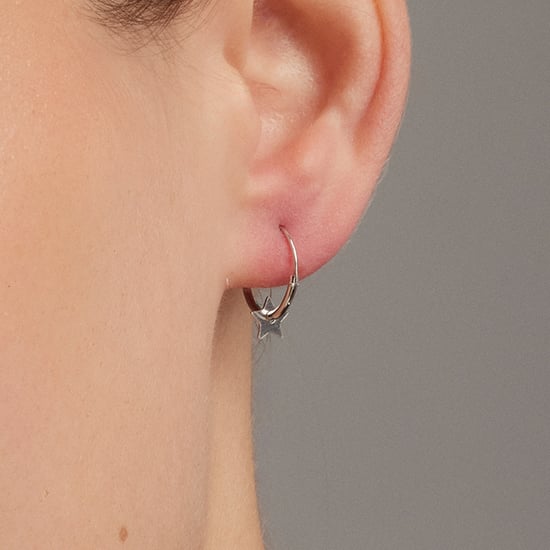 Luxenter Essential 925 Sterling Silver rodiumpläterade örhängen - Image 4