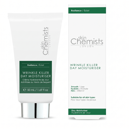 skinChemists Wrinkle Killer Anti-Ageing Advanced Day Moisturiser 50ml for Loss of Firmness, Fine Lines, Wrinkles - Image 1