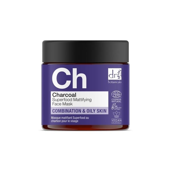 Dr Botanicals Houtskool Superfood Matterend Gezichtsmasker 60ml - Image 4