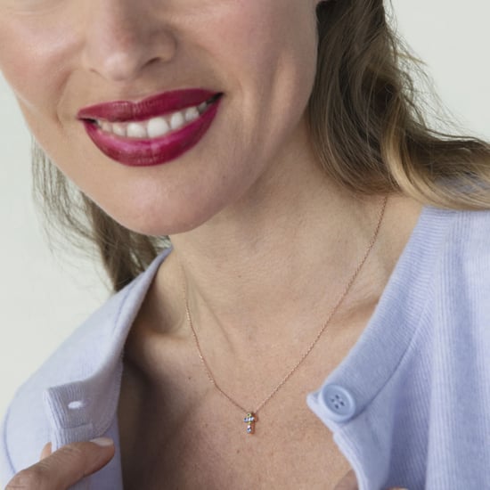 Luxenter kon necklace in 925 sterling silver and multicoloured zirconia with 18 carat rose gold plated finish - Image 5