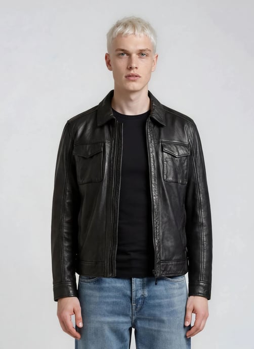 TRUEPRODIGY Lederjacke Jax - Image 1
