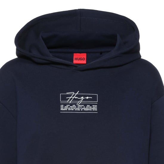 Women's Hugo Nemolia Hooded Sweatshirt in Blue - Image 2