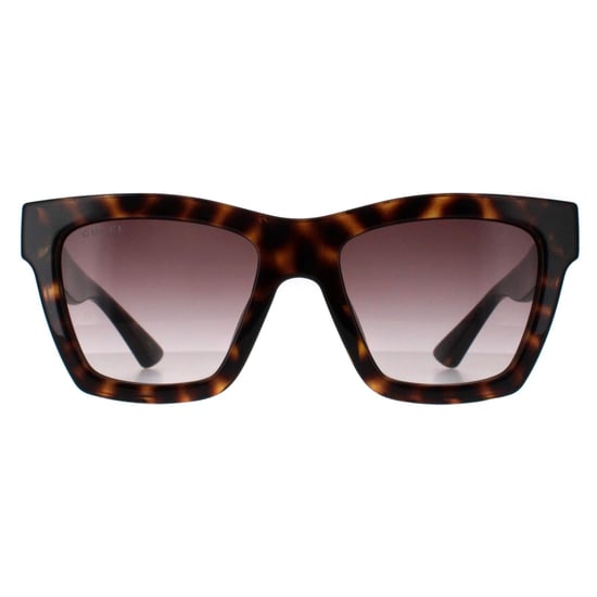 Gucci Square Womens Havana Brown Gradient Sunglasses GG1714S - Image 1