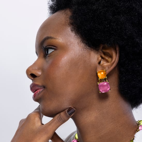 Luxenter Azara earrings finished in 18k yellow gold - Image 2