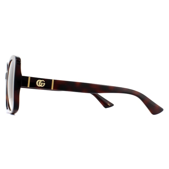 Gucci Butterfly Womens Havana Brown Gradient Sunglasses - Image 3