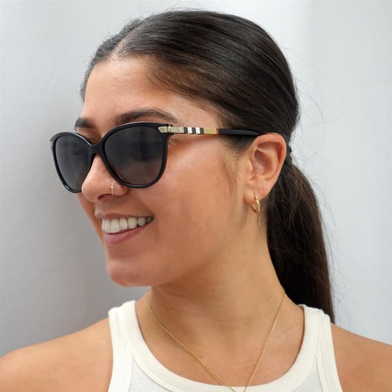 Burberry Sunglasses BE4216 3001T3 Black Grey Gradient Polarized - Image 6