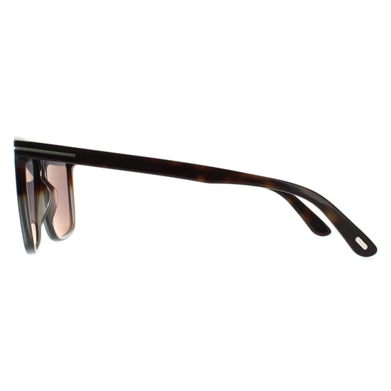 Tom Ford zonnebril Fletcher FT0832 55C gekleurde Havana Gray Mirror - Image 3
