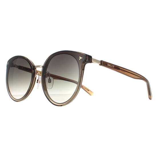 Bally Cat Eye Womens Gold Green Gradient BY0043-K - Image 2