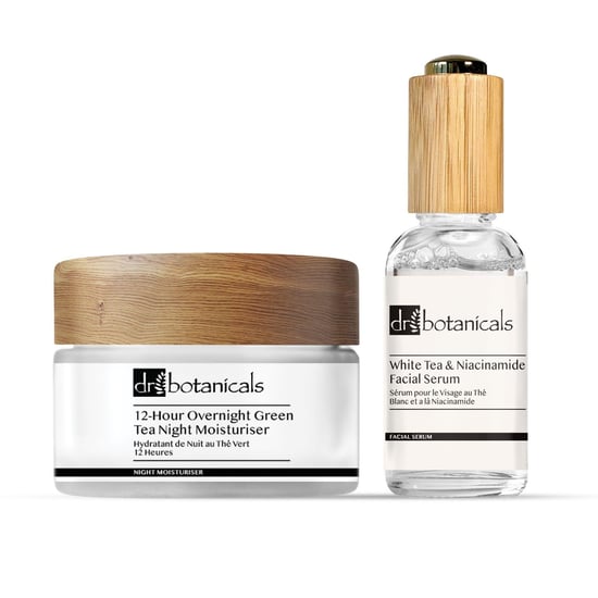 Dr. Botanicals Anti-aging vochtinbrengende crème en gezichtsserumset op plantaardige basis - Image 1