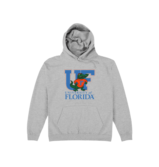 University Of Florida UF Heather Grey Hoodie - Image 1