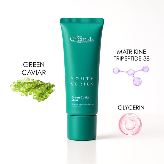 skinChemists Green Caviar Anti-Ageing Mask 50ml for Fine Lines, Wrinkles, Dryness - Image 5