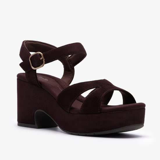 Nerisa Twist Dark Brown Sandals - Image 4