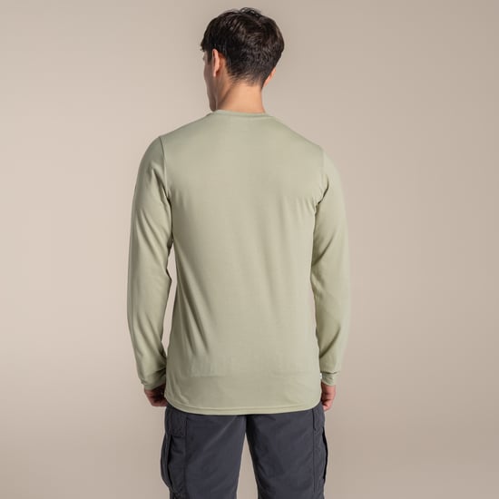 Craghoppers Heren Abel Nosilife T-shirt met lange mouwen (Bayleaf) - Image 3