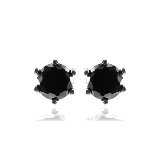 Luxenter yedia-örhängen i 925 sterling silver och rodiumpläterade onyxzirkoner - Image 1