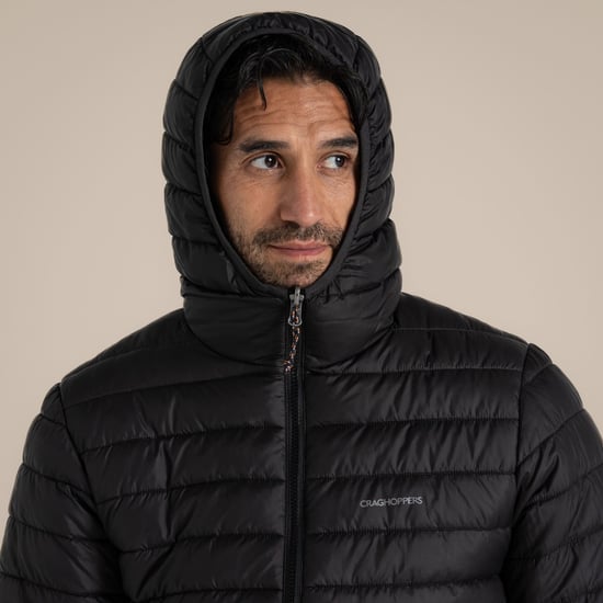 Craghoppers Mens Compresslite IX Hooded Padded Jacket (Black) - Image 5
