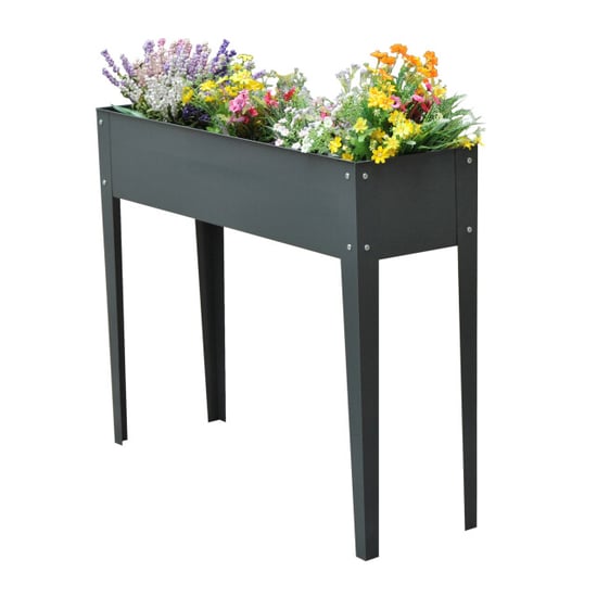 4goodz Plantenbak hoog staal verhoogd 100x30x80cm - - Image 4