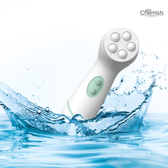 skinChemists Advanced Facial & Body Cleansing Brush - 4 Heads for Dullness, Dryness - Image 4