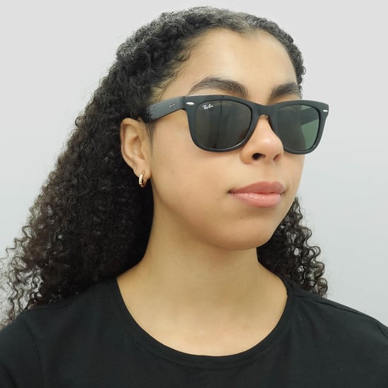 Ray-Ban Sunglasses Folding Wayfarer 4105 Black 601 50mm - Image 5