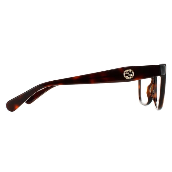 Gucci Cat Eye Womens Dark Havana Glasses - Image 4