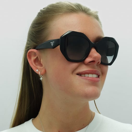 Prada Round Womens Black Grey Gradient PR16WS - Image 5