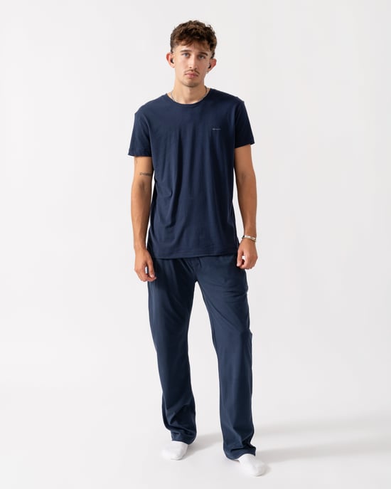 Pyjama Pants - 410 Marine Pyjama Pants in Dark Blue - Image 3