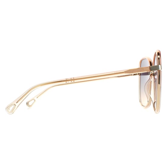 Chloe Square Womens Orange Crystal Fade and Gold Blue to Brown Gradient CH0031S Franky - Image 4