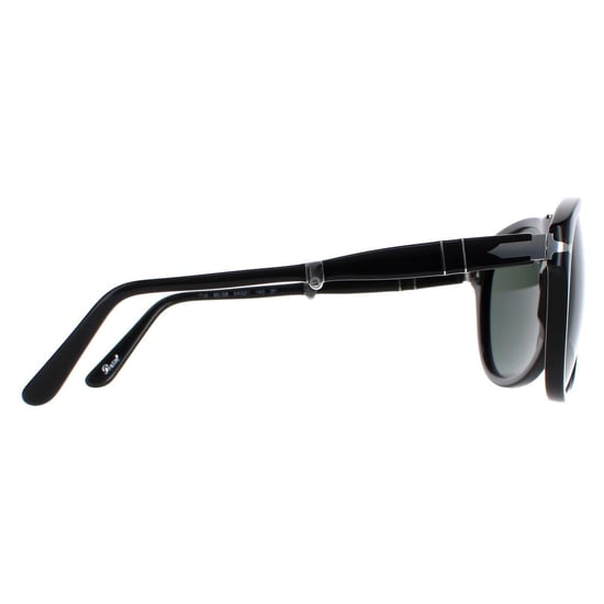 Persol Round Mens Black Green Polarized Solglasögon - Image 4