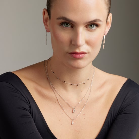 Luxenter lirrat-örhängen i 925 sterling silver med rodiumpläterad yta - Image 2