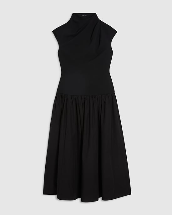 River Island Womens Maxi Dress Petite Black Short Cap Sleeve - Image 4