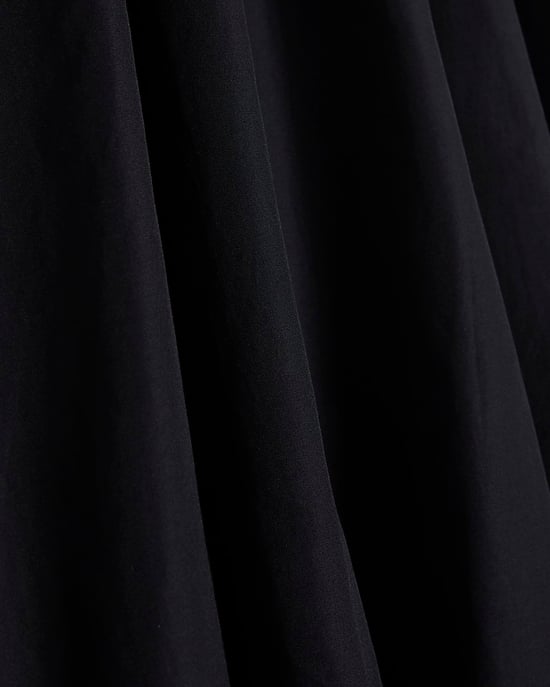 River Island Womens Midi Skirt Black Bubble Hem Elasticated Waist - Image 5