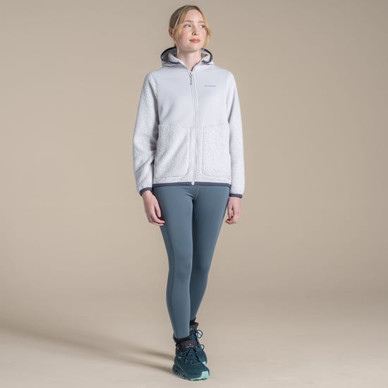 Craghoppers Womens/Ladies Telesto Fleece Hooded Jacket (Lunar Grey) - Image 4