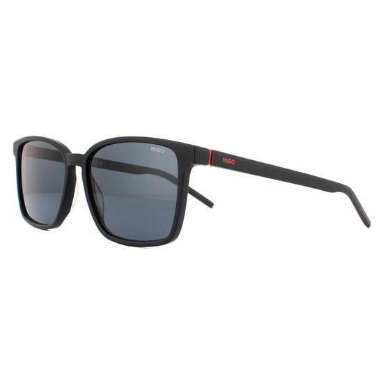 Hugo by Hugo Boss Square Mens Matte Black Grey Sunglasses - Image 2