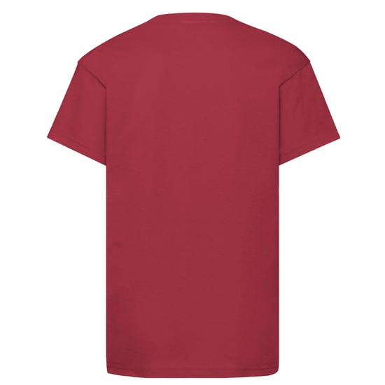 Fruit of the Loom Childrens/Kids Original T-Shirt (Brick Red) - Image 2