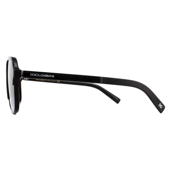 Dolce & Gabbana Zonnebril DG4354 501/87 Zwart Grijs Verloop - Image 3