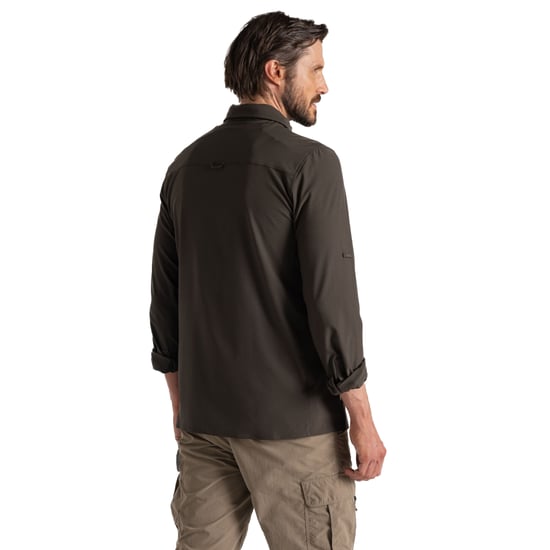 Craghoppers Heren Nosilife Shirt Met Lange Mouwen (Bosgroen) - Image 3