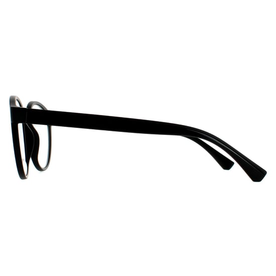 Emporio Armani Round Mens Matte Black Clear with Sun Clip-ons Sunglasses - Image 3