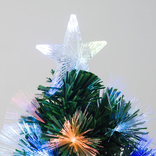 Homcom Kerstboom fiber optic led-verlichting met ster piek 120cm - - Image 5