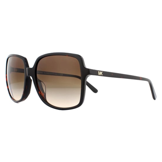 Michael Kors Square Womens Dark Tortoise Smoke Gradient Sunglasses - Image 2